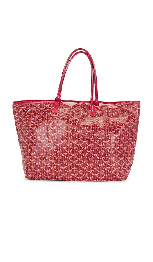 Fwrd Renew Goyard Saint Louis Pm Tote Bag In Red