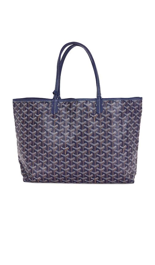 Fwrd Renew Goyard Saint Louis Pm Tote Bag In Blue