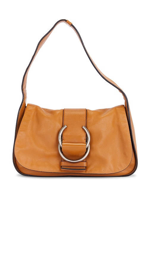 FWRD Renew Prada Nappa Zenith Hobo Bag in Brown.