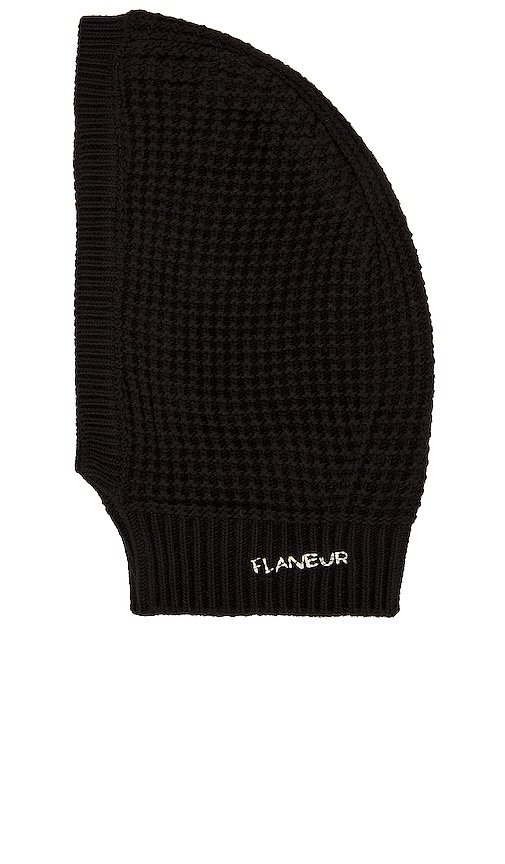 Flâneur Wool Balaclava In Black