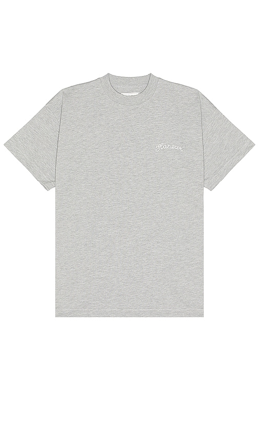 Flâneur Signature T-shirt In Grey
