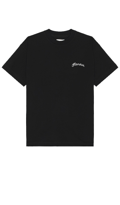 Flâneur Signature T-shirt In Black
