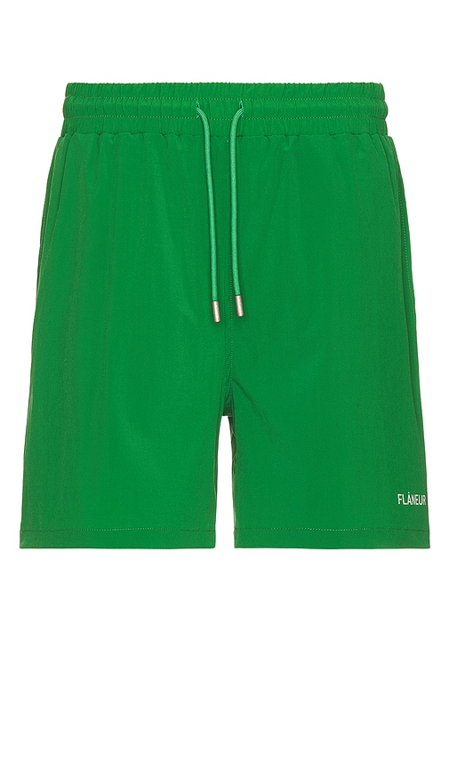 Flâneur Essential Swim Shorts In 绿色