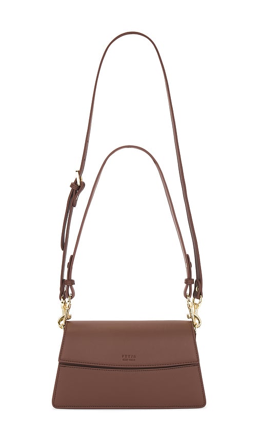 Freja New York Mini Shoulder Bag in Pecan