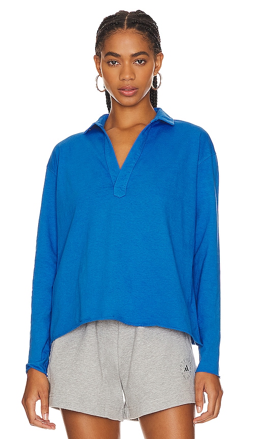 Frank & Eileen Popover Henley in Summer Blue