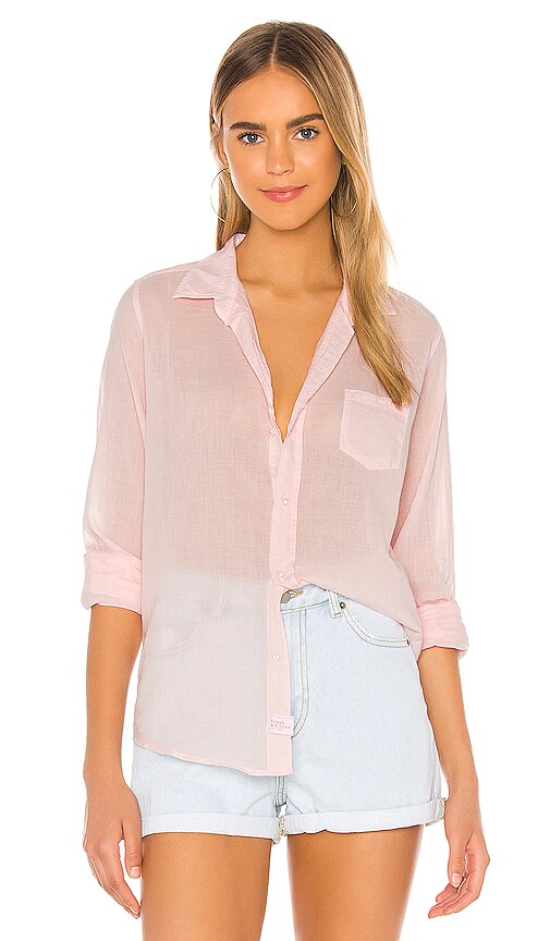 Frank & Eileen Barry Long Sleeve Button Down in Soft Pink