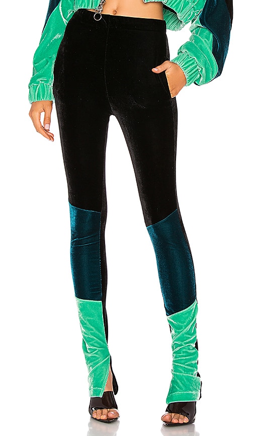 frankie b velvet track legging