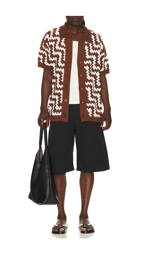  Frescobol Carioca Cardigan In Brown. Größe S. Also In M, L, Xl/1x. 
