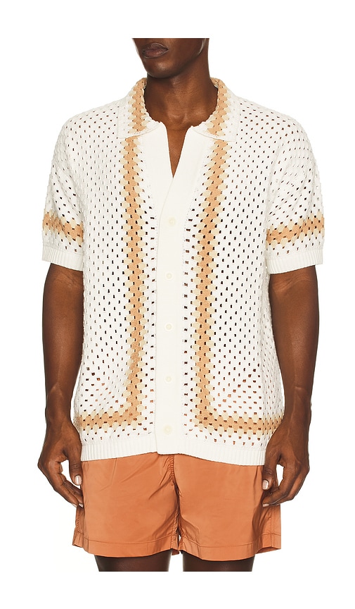 Frescobol Carioca Marques Crochet Cardigan Shirt