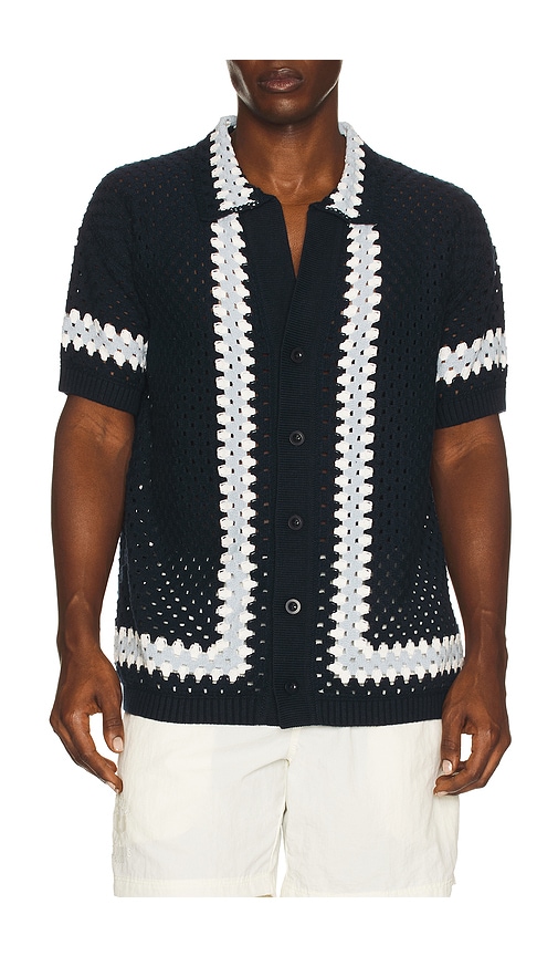 Frescobol Carioca Marques Crochet Cardigan Shirt