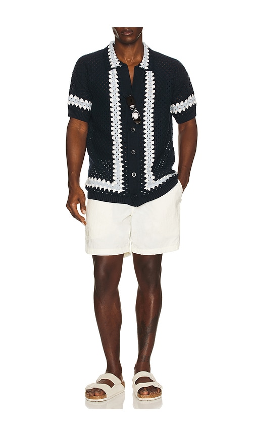  Frescobol Carioca Hemd Marques In Navy. Größe Xl/1x. Also In Xxl/2x. 