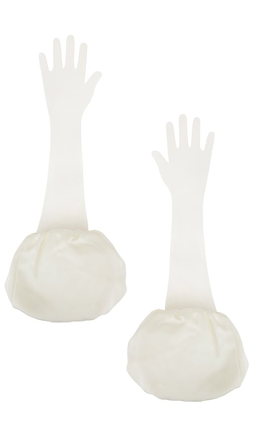 For Love & Lemons Serena Gloves in Cream
