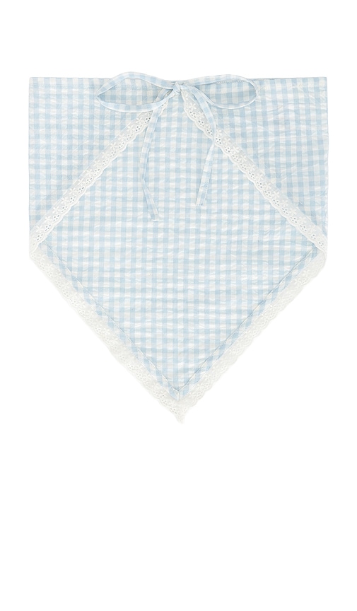  For Love & Lemons Accessoires Headscarf In Baby Blue. 