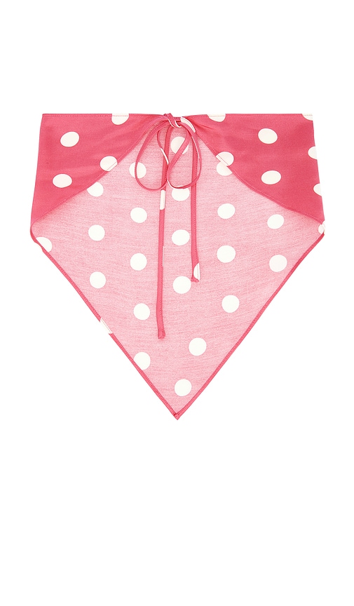  For Love & Lemons Bandana Lillian In Pink. 
