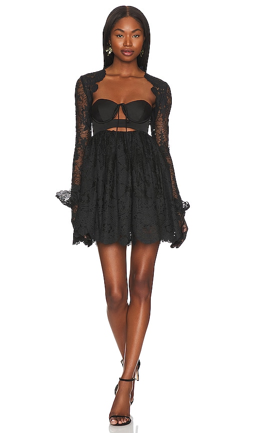 Regina Leather Dress (Black) - Laura's Boutique, Inc