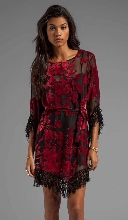 Near Dark Dress w/ Tassel Trimming