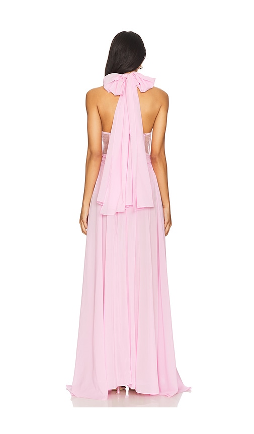  For Love & Lemons Abendkleid Anya In Pink. Größe 4. Also In 8. 