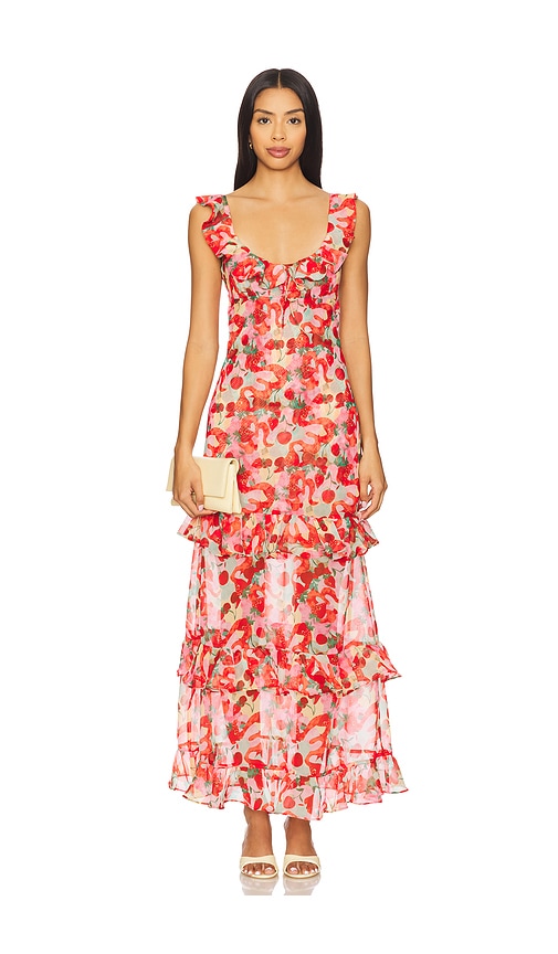 Ambrosia Maxi Dress in Red. - size S (also in XS)