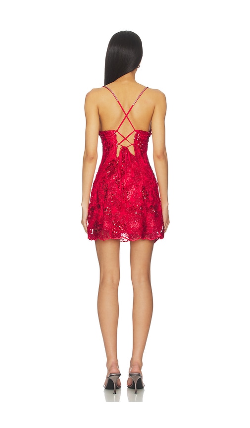  For Love & Lemons Kleid Opal In Red. Größe Xs. Also In S, M, L, Xl. 