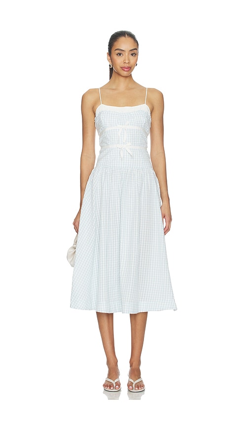 Georgia Gingham Midi Dress