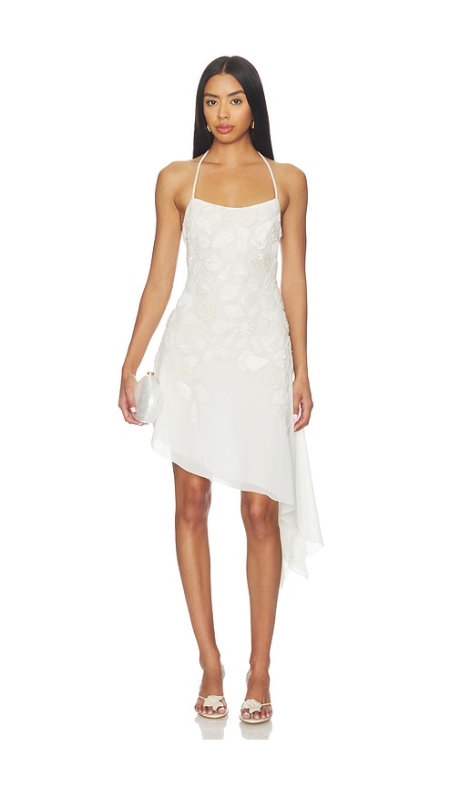 For Love & Lemons Seaside Treasure Midi Dress In White