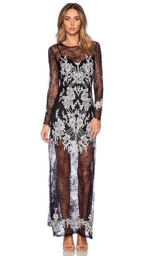 for love and lemons lace maxi dress