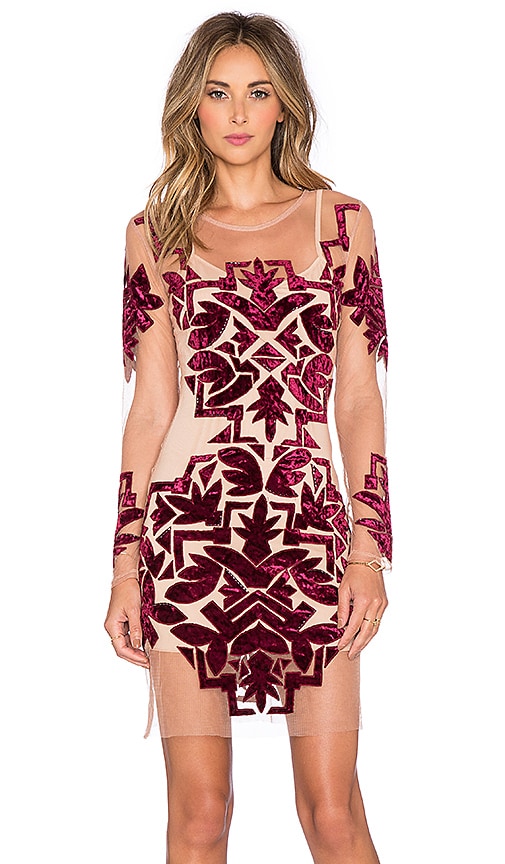 knee length dresses for ladies For Love & Lemons Kate Mini Dress - Yellow main image 0