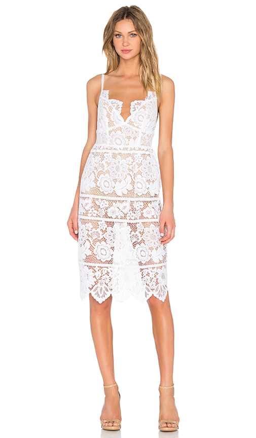 For Love & Lemons Gianna Dress in White | REVOLVE