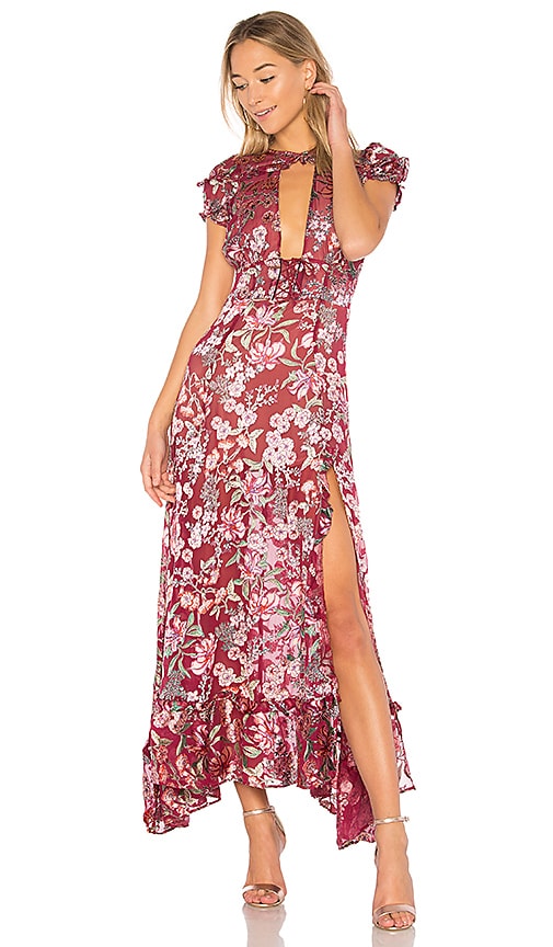 revolve floral maxi dress
