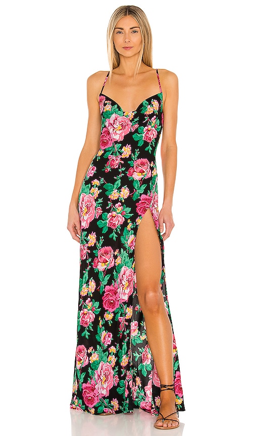 For Love u0026 Lemons Becca Maxi Dress in Black | REVOLVE
