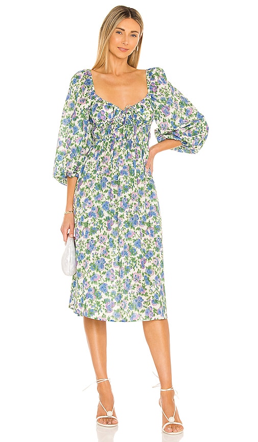 knee length dresses for ladies Natalie Rolt Bridget Gown - Lemon main image 1