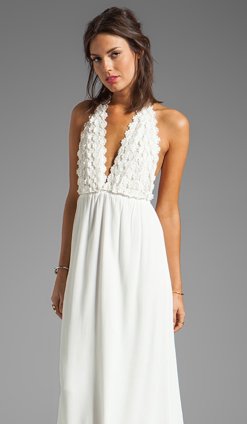 for love and lemons white maxi dress