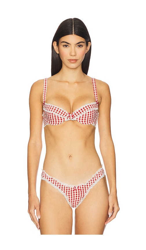 Scotch Bonnet Underwire Bra in Red. - size 36D (also in 32B, 32C, 32D, 34B, 34C, 34D, 36B, 36C)
