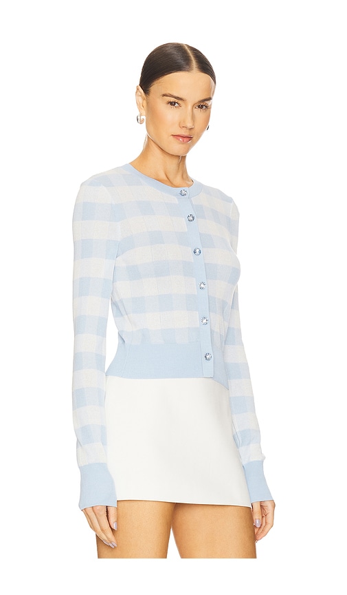 For Love & Lemons Gingham Knit Cardigan