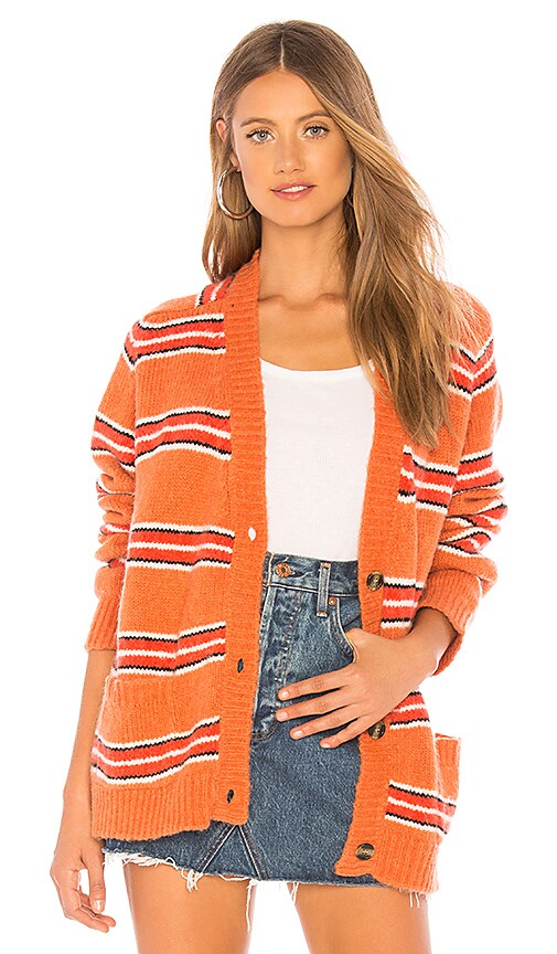 FOR LOVE outlet & LEMONS Charlie Striped Cardigan in Stripe Size S