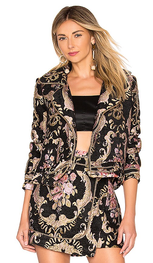 For love and on sale lemons brocade moto jacket