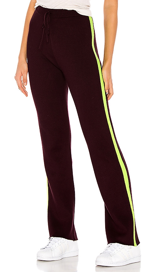 For Love & Lemons Veronica Neon Pants in Lime | REVOLVE