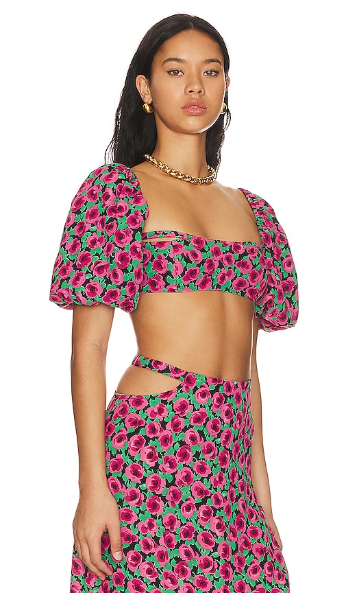 Shop For Love & Lemons Dolcetto Crop Top In Pink