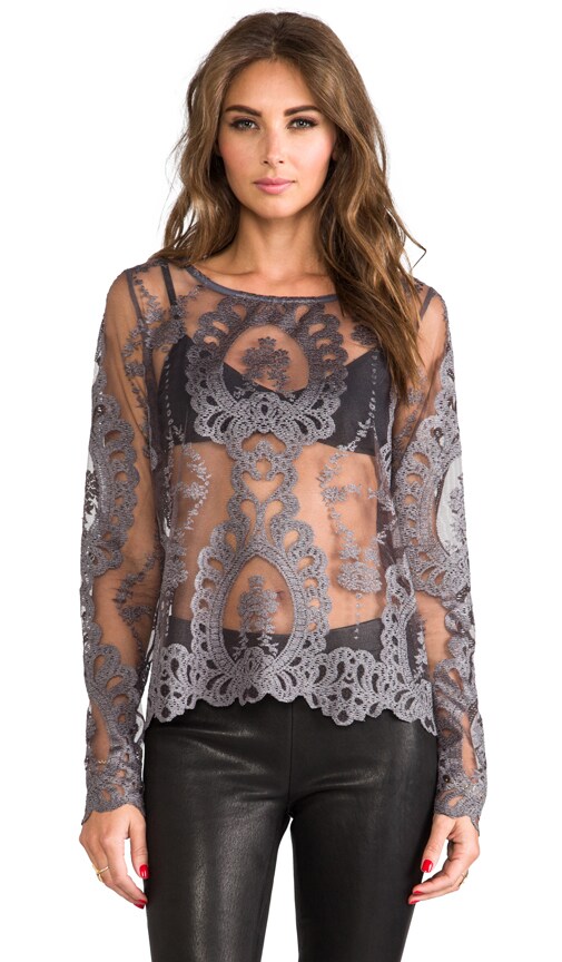 Forever Long Sleeve Lace Top