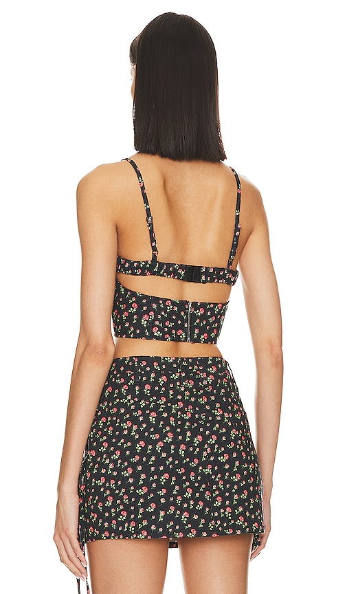  For Love & Lemons Oberteil Camille In Black. Größe M. Also In S. 