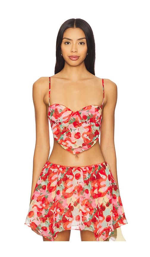 Ambrosia Crop Top in . - size L (also in M, S, XL, XS) - For Love & Lemons - Modalova