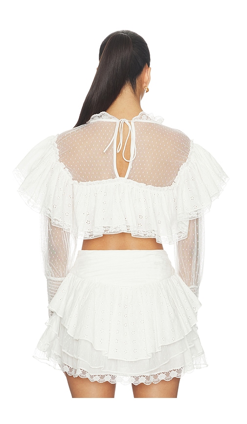  For Love & Lemons Oberteil Beckett In White. Größe Xs. Also In S, M, L. 