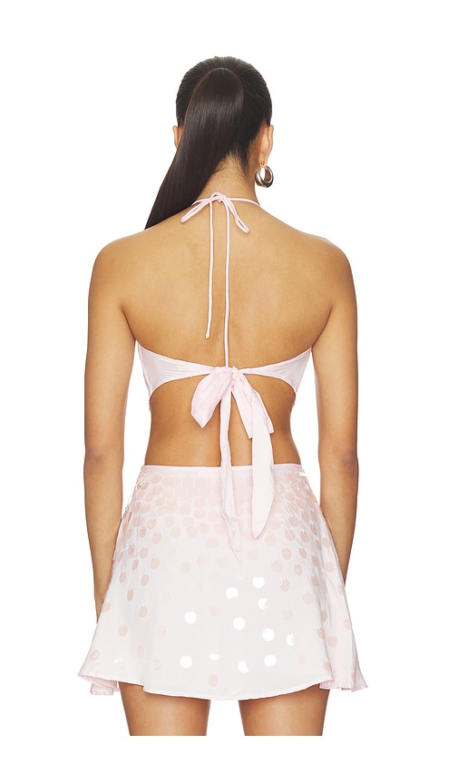  For Love & Lemons Oberteil Cosmo In Pink. Größe Xs. Also In S, M, L, Xl. 