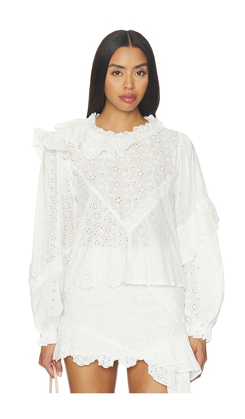Lola Top by For Love & Lemons in White