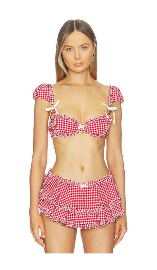 Alison Puff Sleeve Bikini Top