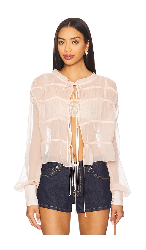 Violetta Top in Pink. - size M (also in L)