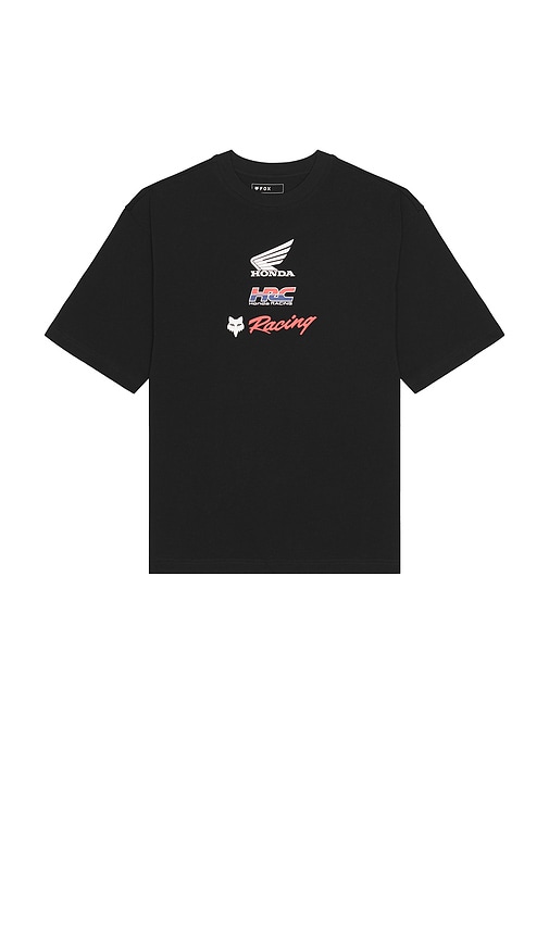 Fox Racing X Honda Oversized Tee In Black