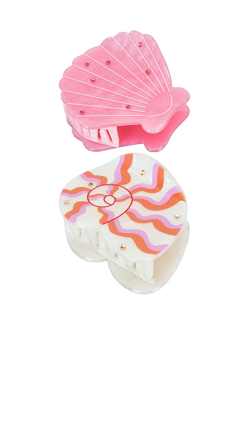Frasier Sterling LOT DE PINCES SHELL en Pink 42 €