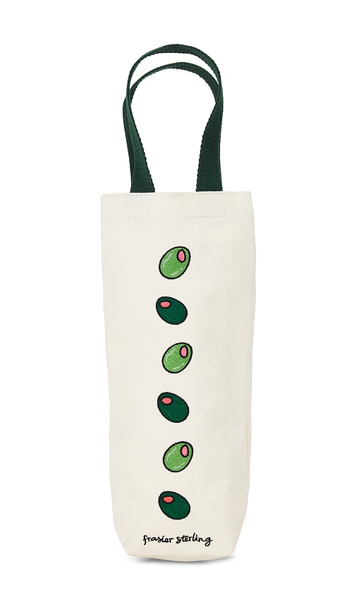 Frasier Sterling Olive You Wine Tote