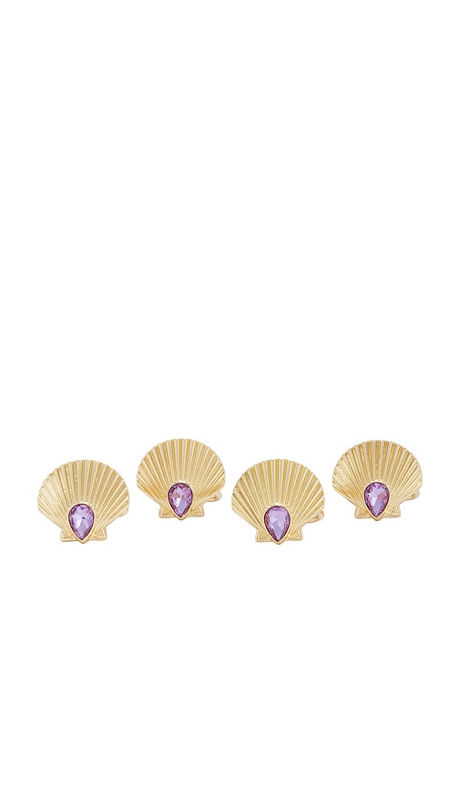 Frasier Sterling Shell Beach Napkin & Ring Set